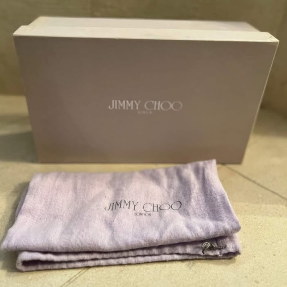 Y2K Jimmy Choo Suede Flower - Picture 5 of 5